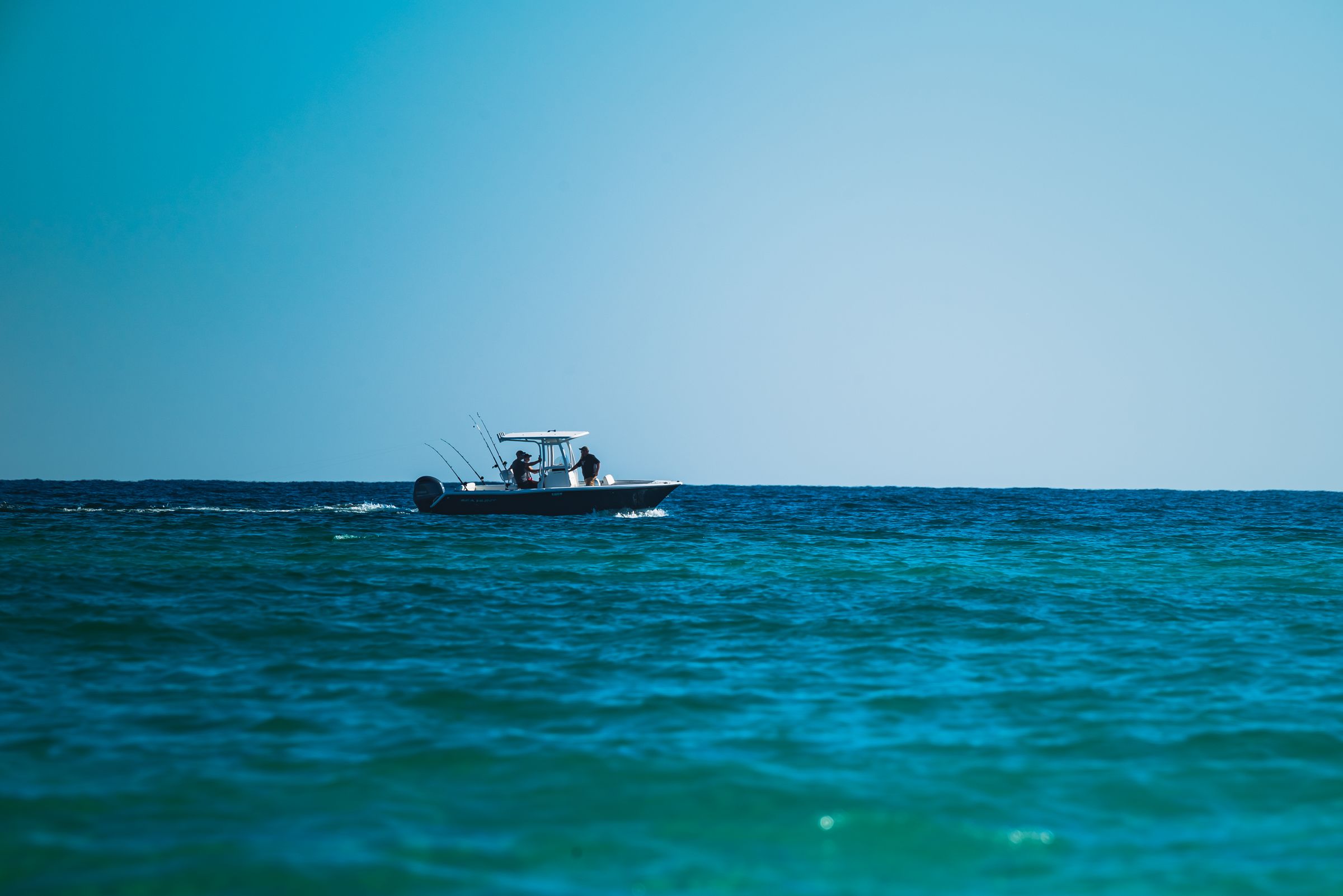 Clear teal water along the Treasure Coast